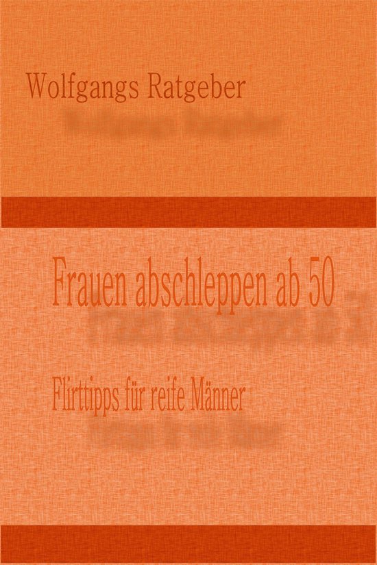 Frauen abschleppen ab 50 - cover