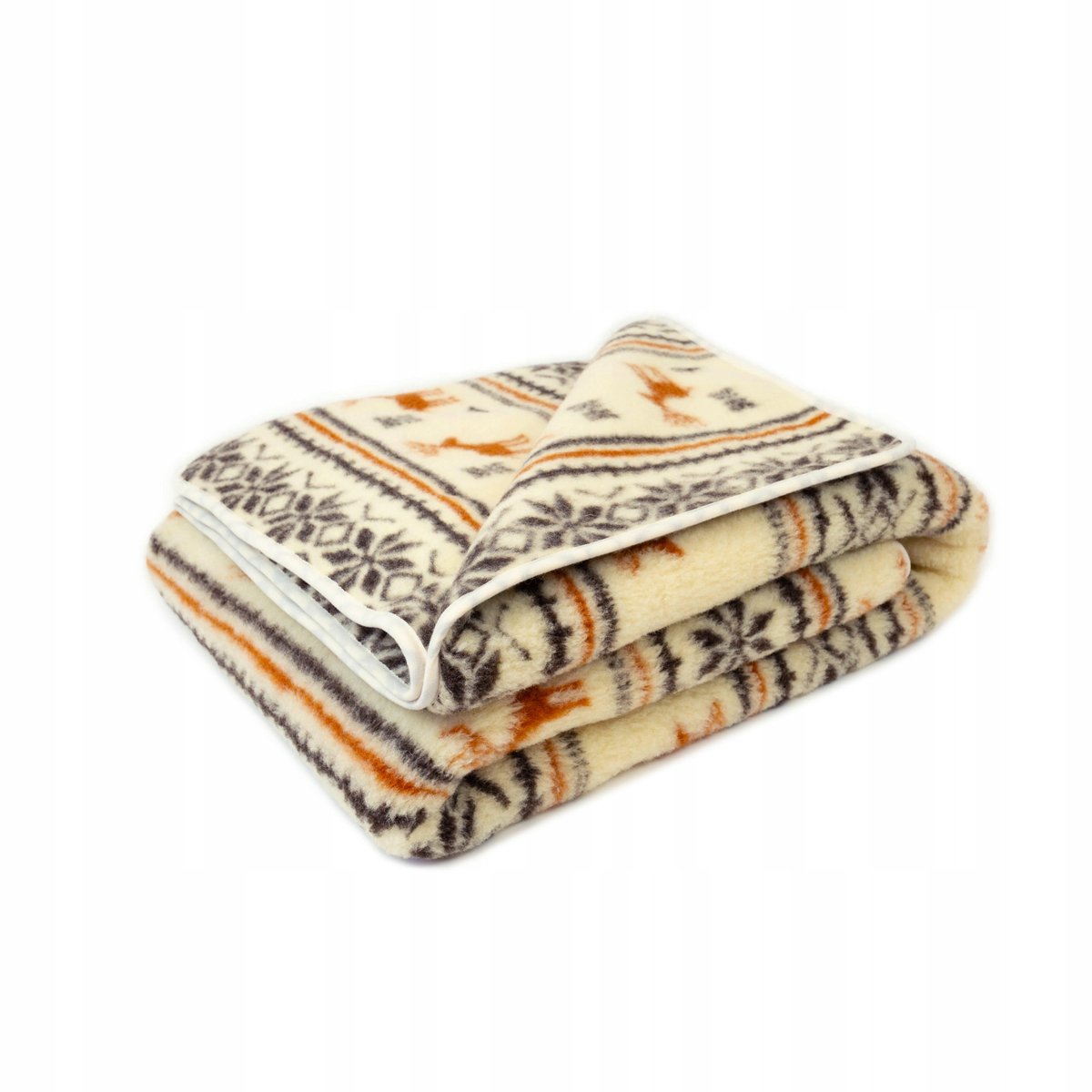 Lana Merinooldeken Zwart Rood 100x150 cm - Scandinavisch Design