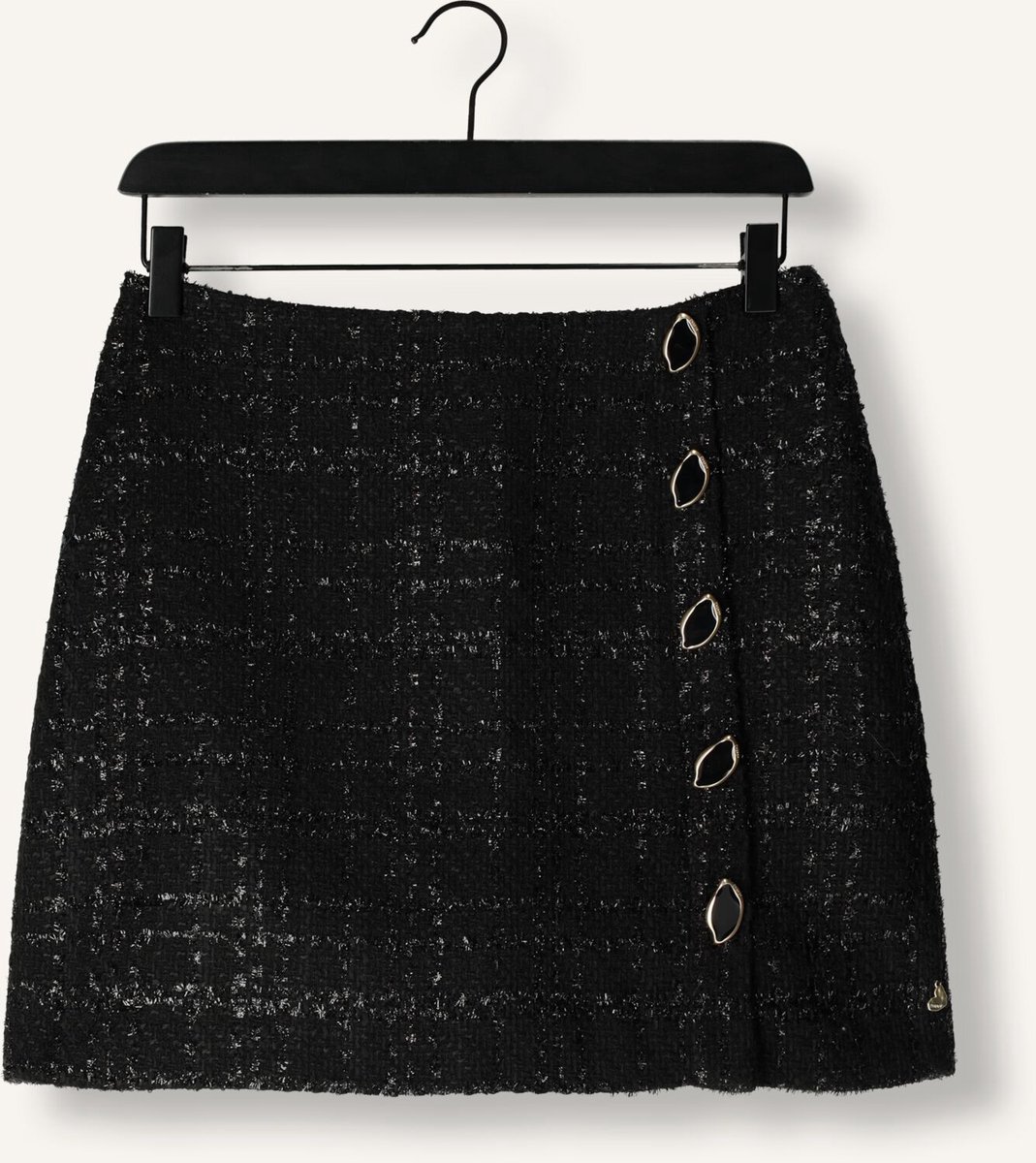 Fabienne Chapot Dionne Skirt Dames - Korte rok - Zwart - Maat 36