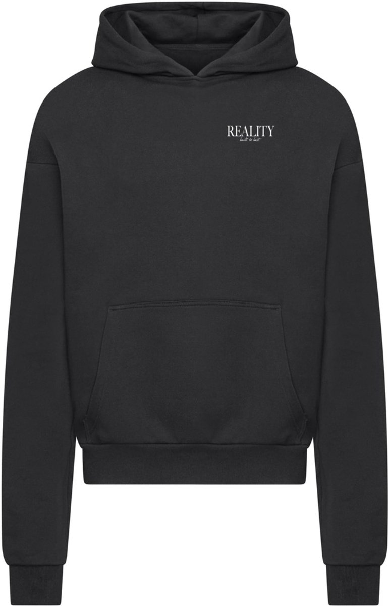 Mister Tee Reality Ultra Heavy Cotton Box Hoodie/trui XS Zwart