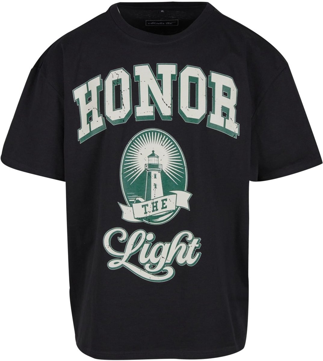 Mister Tee Honor The Light Oversize Heren Tshirt 5XL Zwart