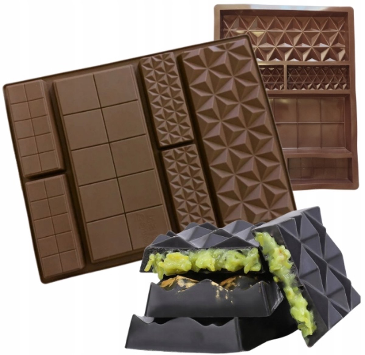 Siliconen Chocoladevorm Dubai Pralines Grote Reep