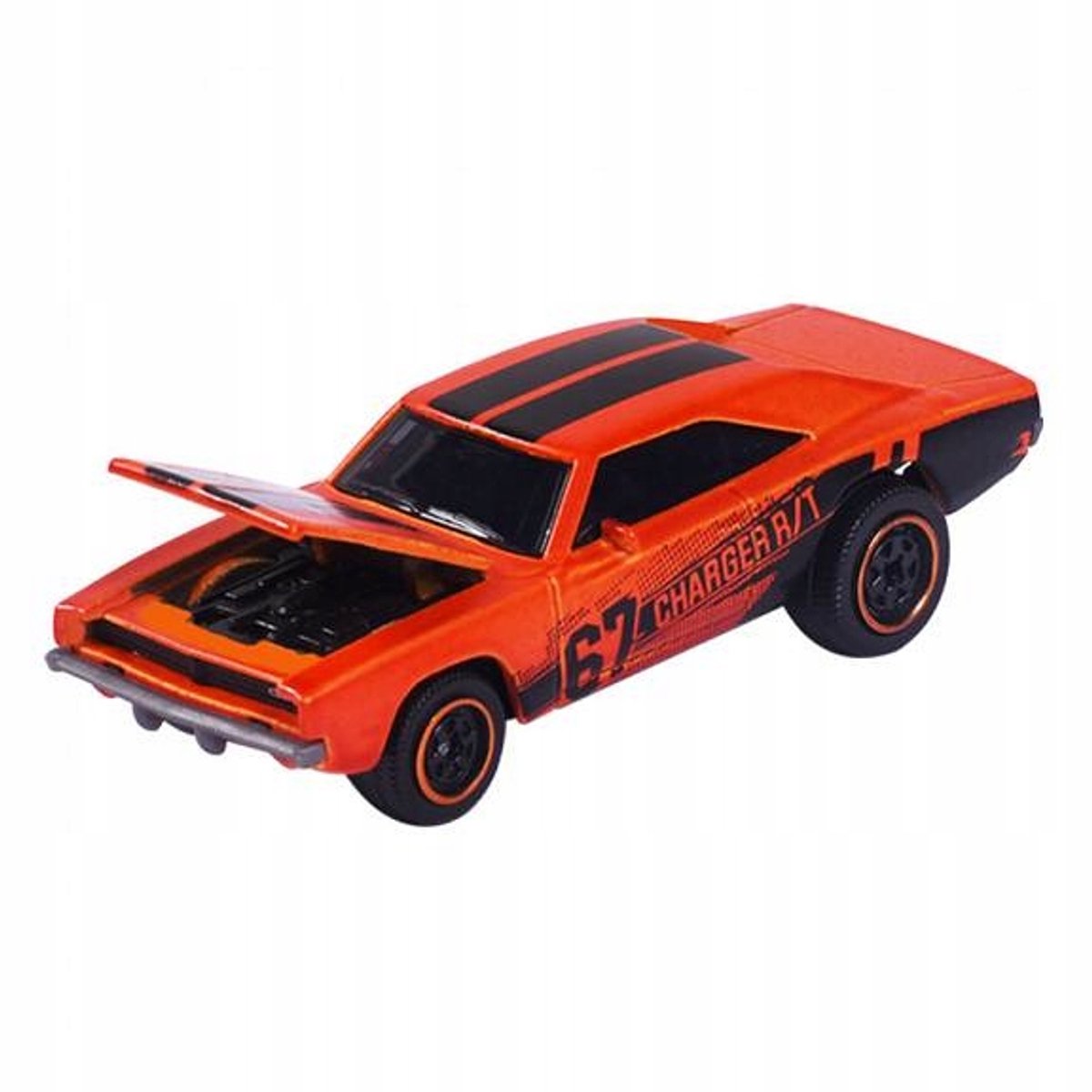 Majorette Racing Cars Dodge Charger R/T Oranje - Schaal 1:64