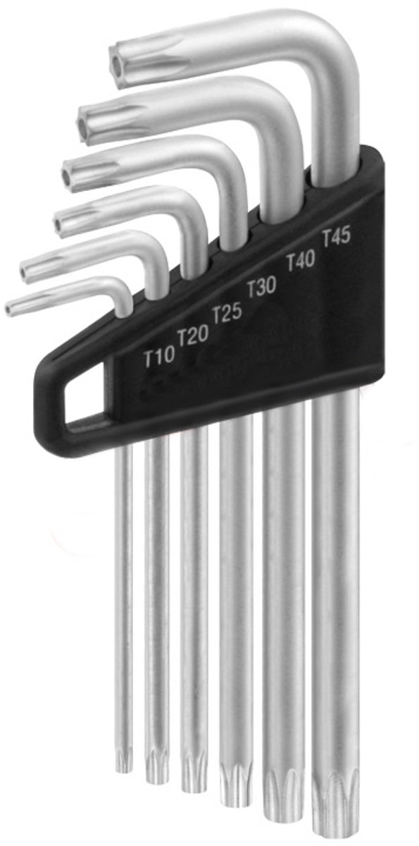 Torx Schroevendraaierset 6 Delen T10-T45