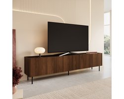 Meubella - Tahiti - TV-Meubel - Donker eiken - 200 cm