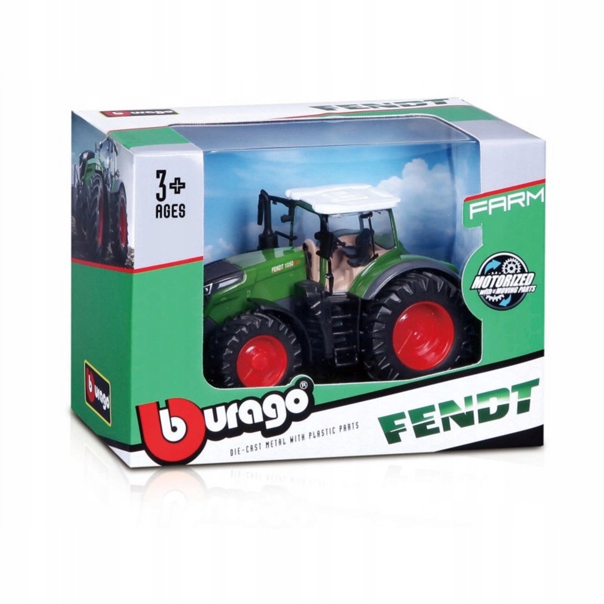 Bburago Fendt 1050 Vario Green Traktor Metaal - 10cm