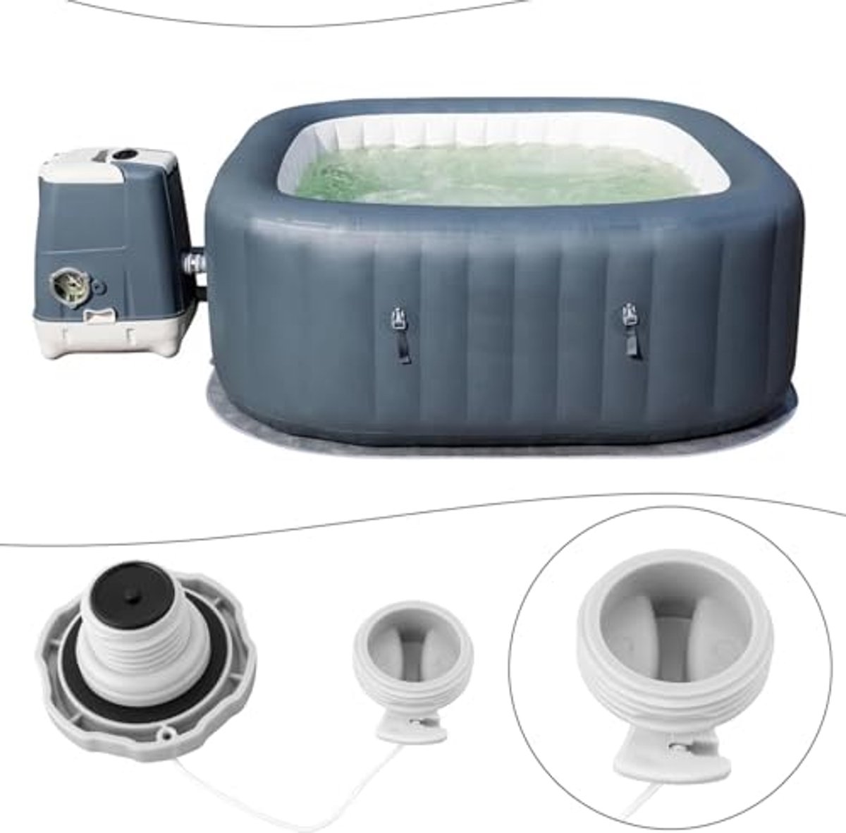 Inflatable Spiral Valve Cap Top Plug P05767 Suitable For - afbeelding 3