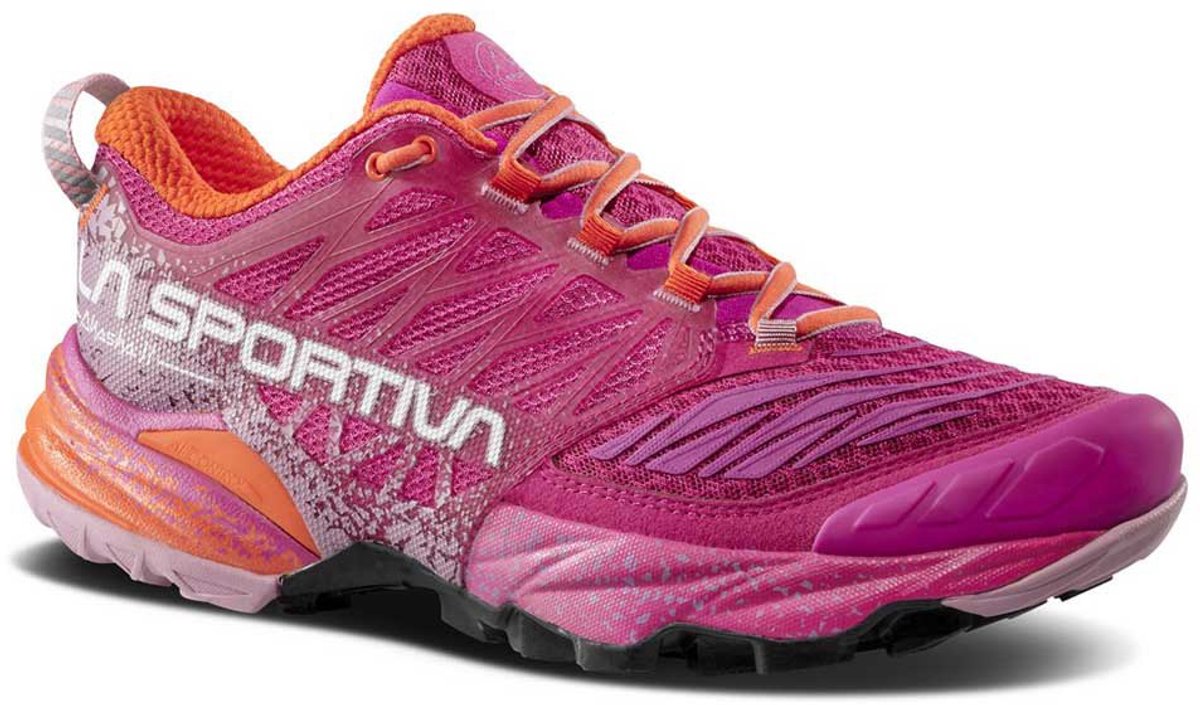 La Sportiva Akasha Ii Trailschoenen 1/2 Vrouw Springtime / Cherry Tomato