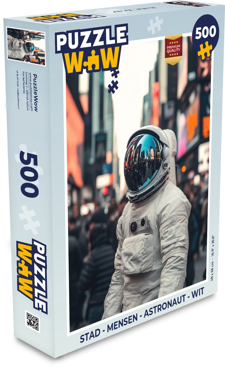 Stad - Mensen - Astronaut - Wit
