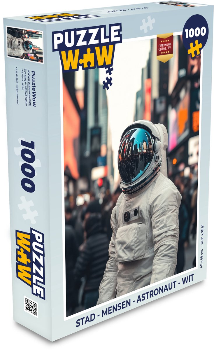 Stad - Mensen - Astronaut - Wit