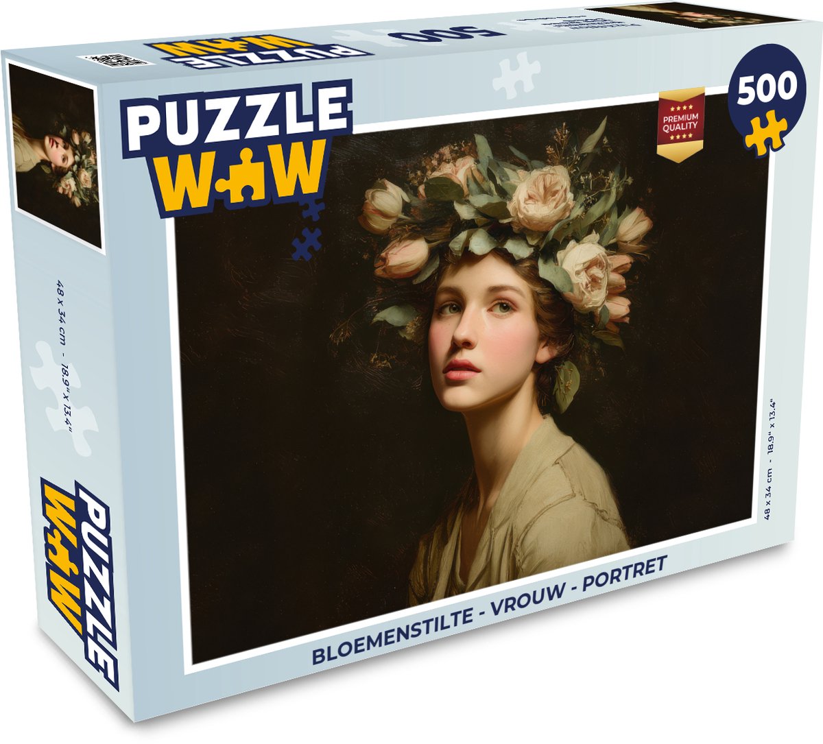 Bloemenstilte - Vrouw - Portret