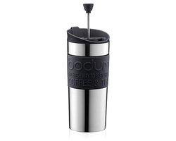 Reis Press Cafetière - Dubbelwandig, 0,35 Liter, Zwart