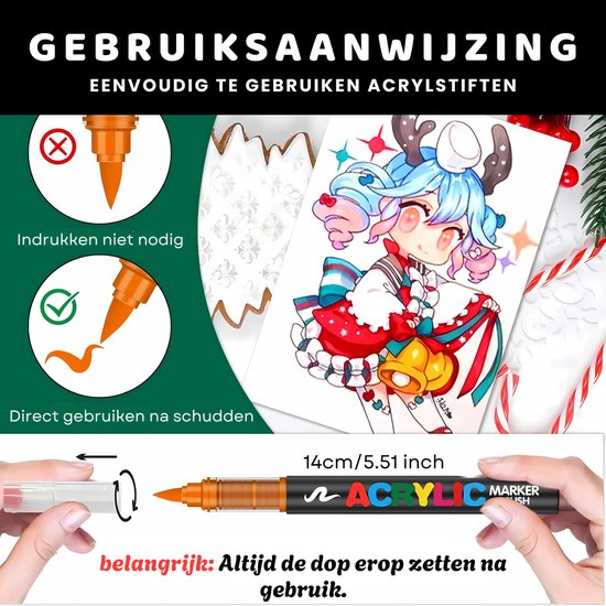 80 COULEURS CRAYONS Acryliques Pour Pierres Peints Permanent Résistant