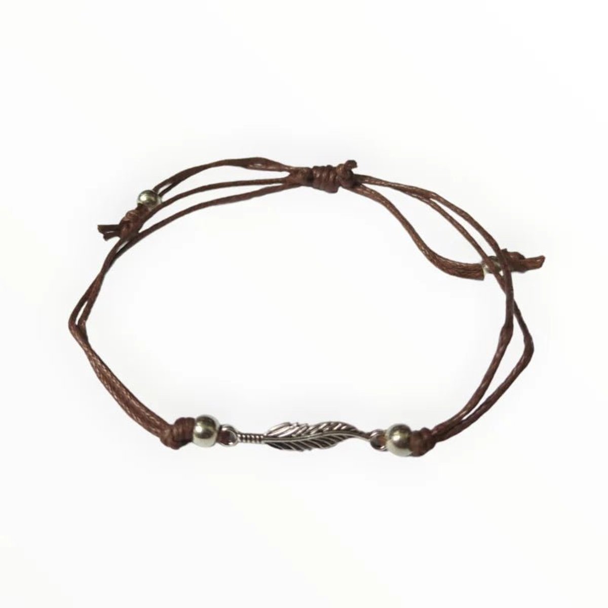 Aramat Jewels - Veertjes armband - Handgemaakt - Verstelbaar