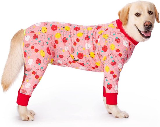 Zunea Kleine hond shirts zomer basic t-shirt gestreept puppy kleding pailletten liefde hart sweatshirt zacht katoen korte mouw t-shirt huisdier meisje jongen kleding trui kleding wit XL