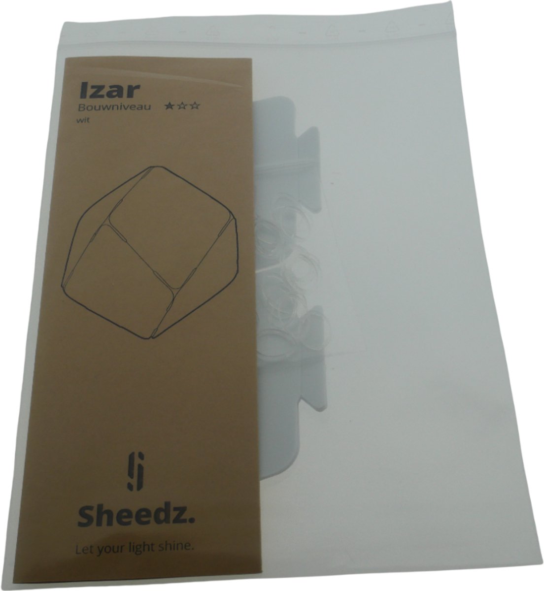 Sheedz lampenomhulsel Izar - creatief speelgoed voor personalisatie.