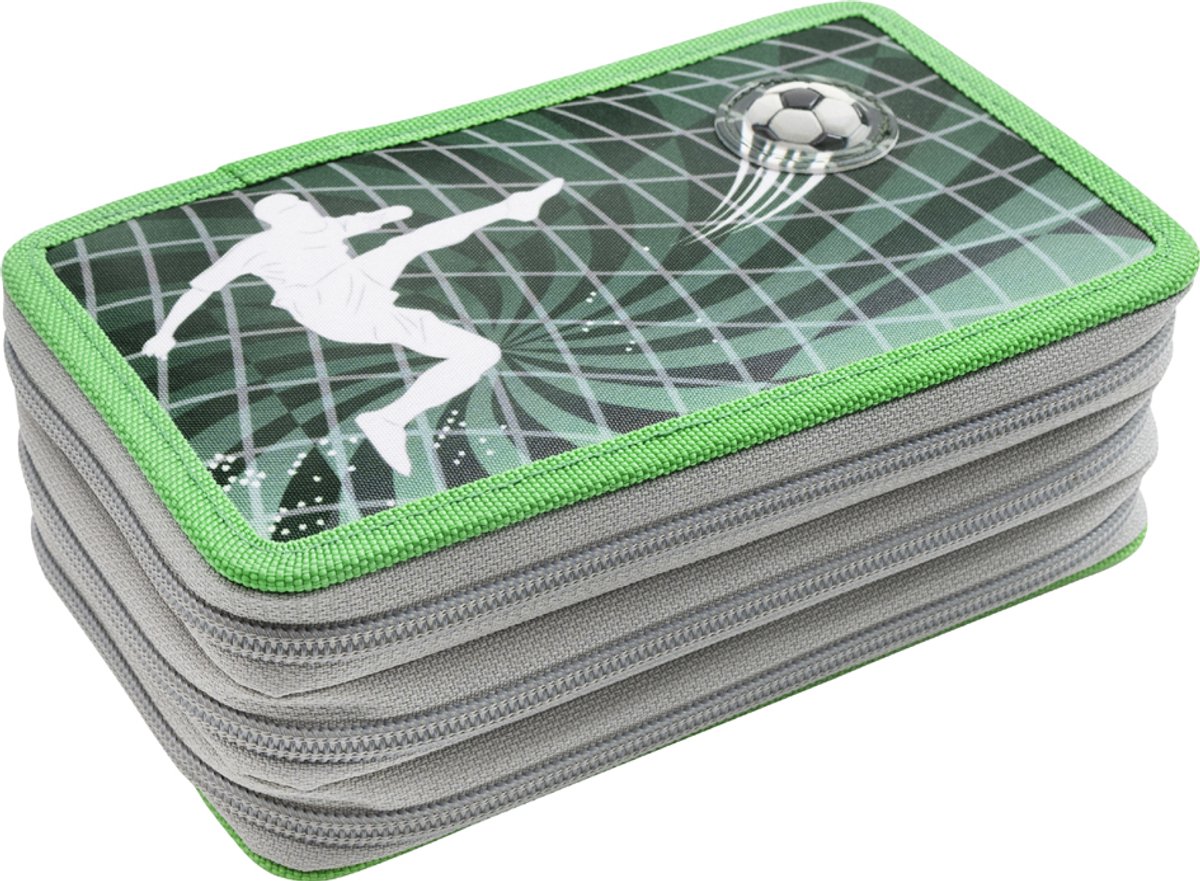EBERHARD FABER schooletui Triple Decker Voetbal, 36-delig