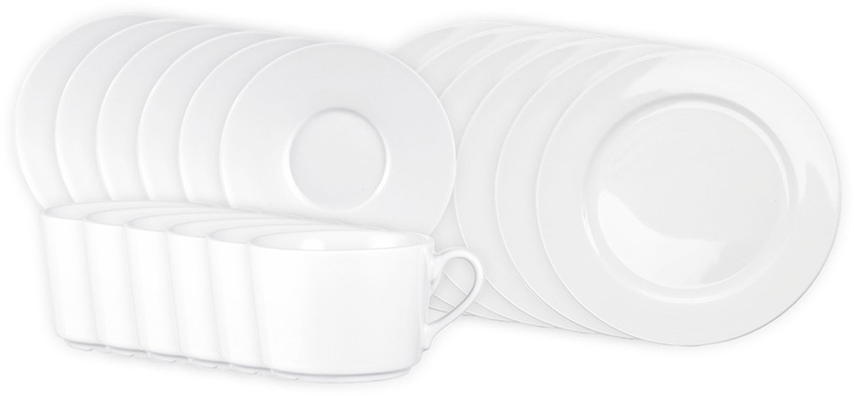 Esmeyer koffieservies HEIKE, 18-delig porselein