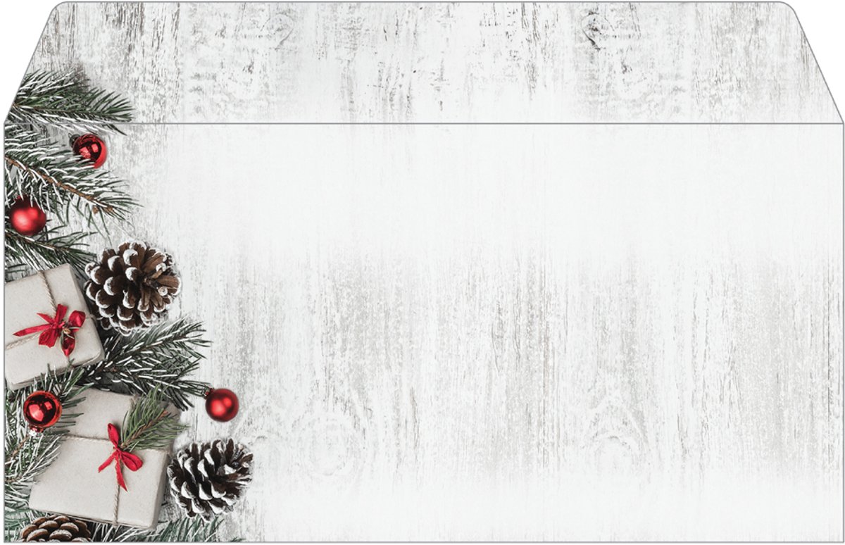 Kerstomslag Scandinavische Kerst, DIN Lang
