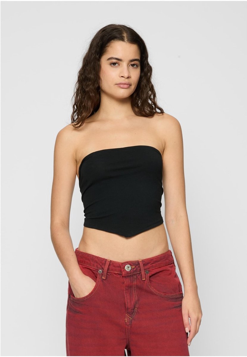 Urban Classics Knotted Bandeau 2Pack Bandeau top S Wit