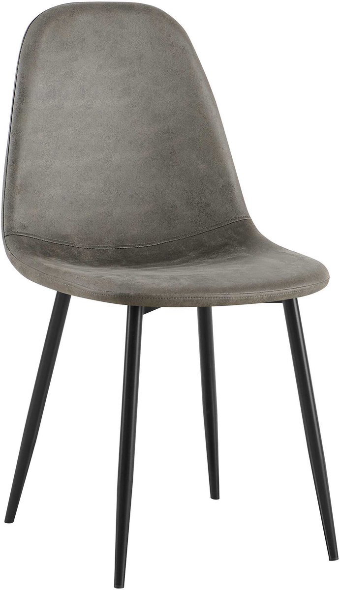 CLP Napier Eetkamerstoel - Modern Design - Zonder armleuning - Metalen Onderstel - Comfort