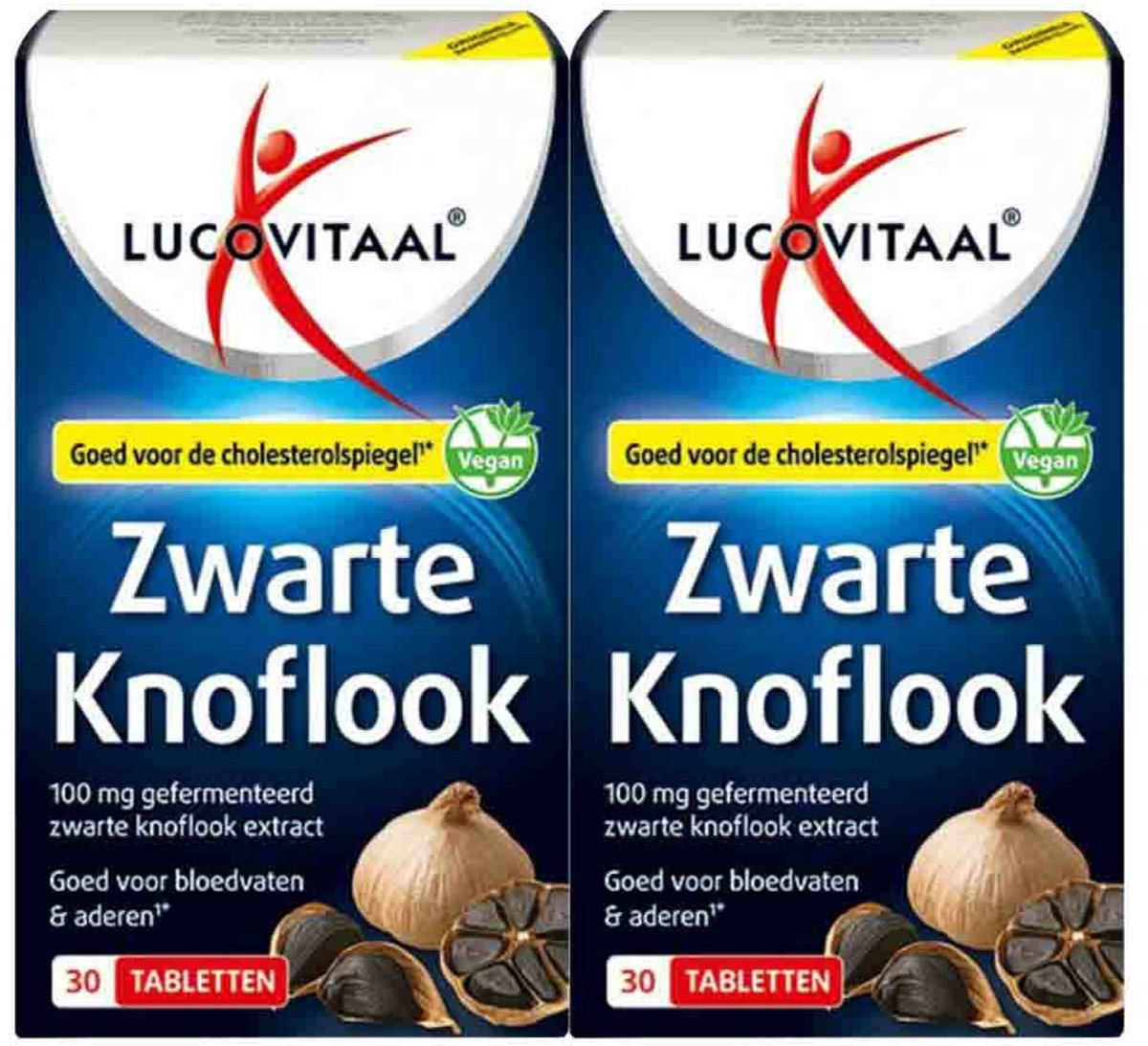 Lucovitaal - Zwarte Knoflook - 2 x 30 tabletten - Voordeelverpakking