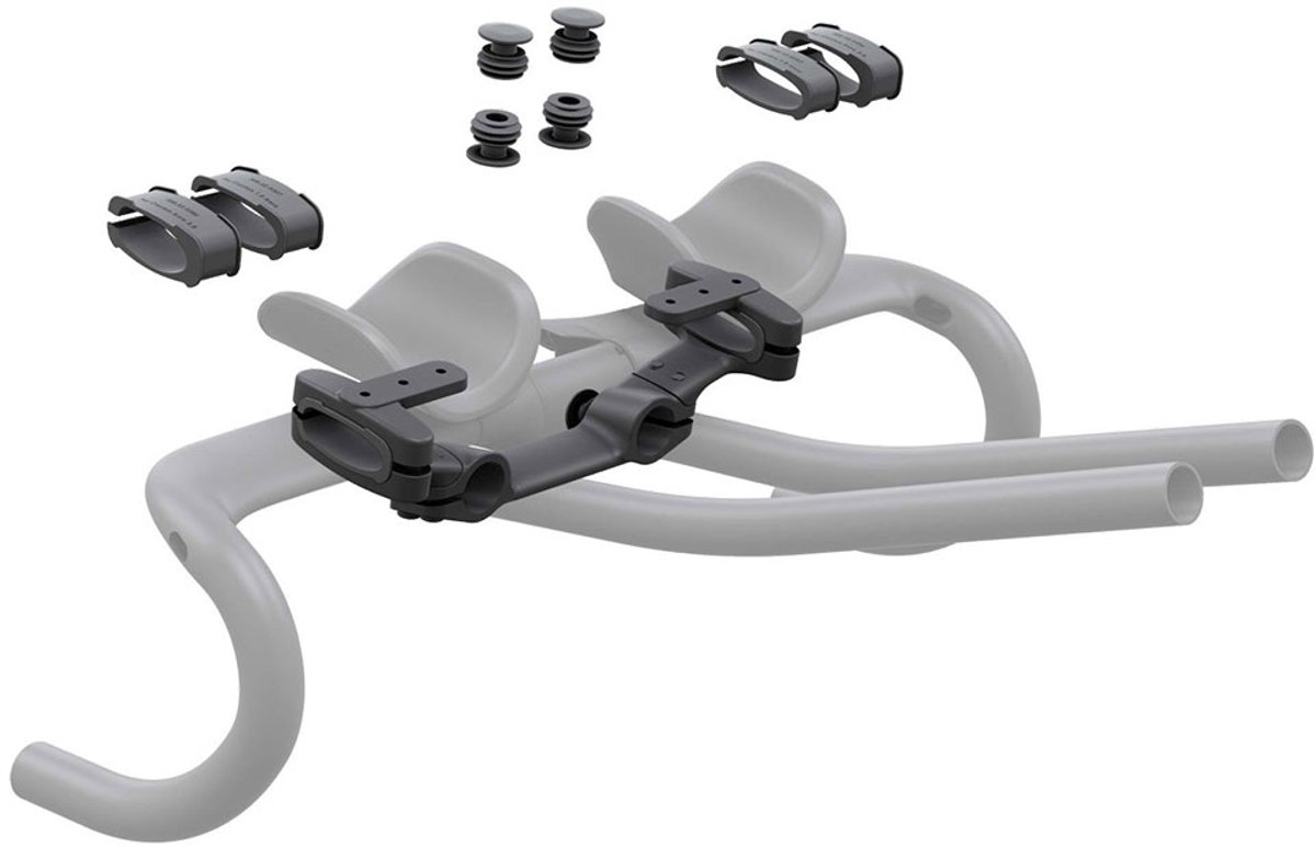 Syncros Ext-r-100-al Tt/tri Clip On Stuur Zilver