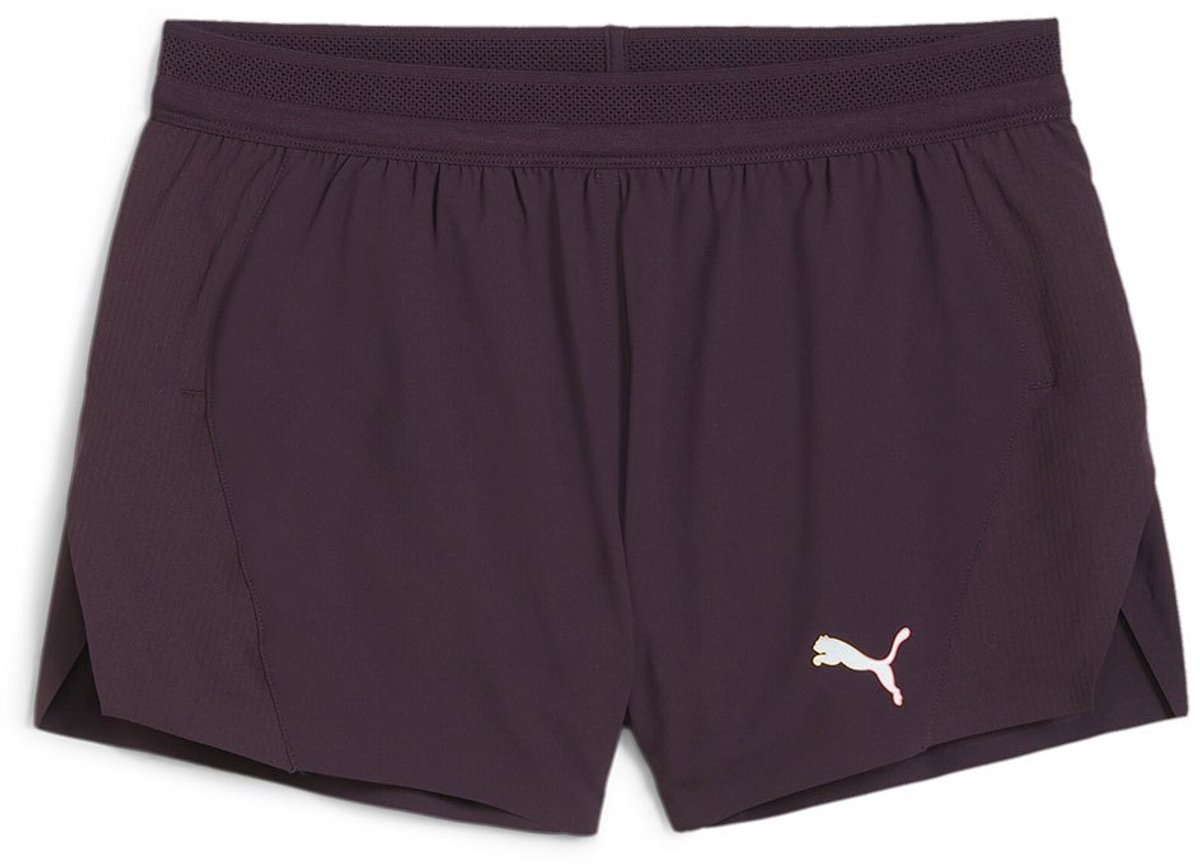 Puma Ultraweave Velocity 3´´ Split Korte Broek Vrouw Midnight Plum