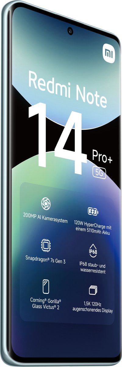 Xiaomi Redmi Note 14 Pro+ - 5G - 8GB/256GB - Frost Blauw thumbnail 3