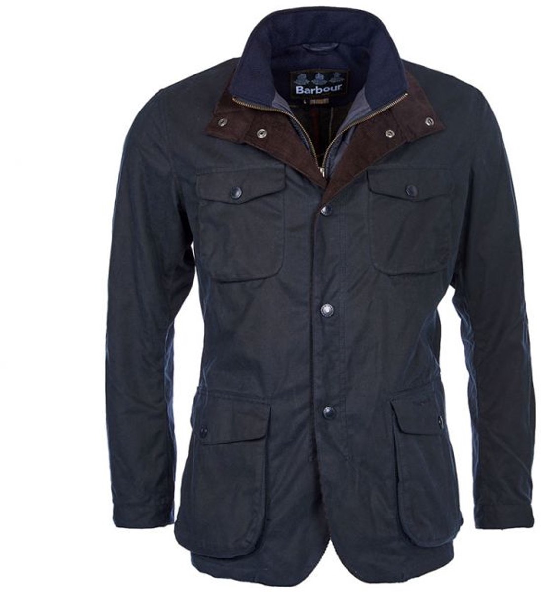 Barbour Ogston wax jacket mwx0700ny51 Blauw