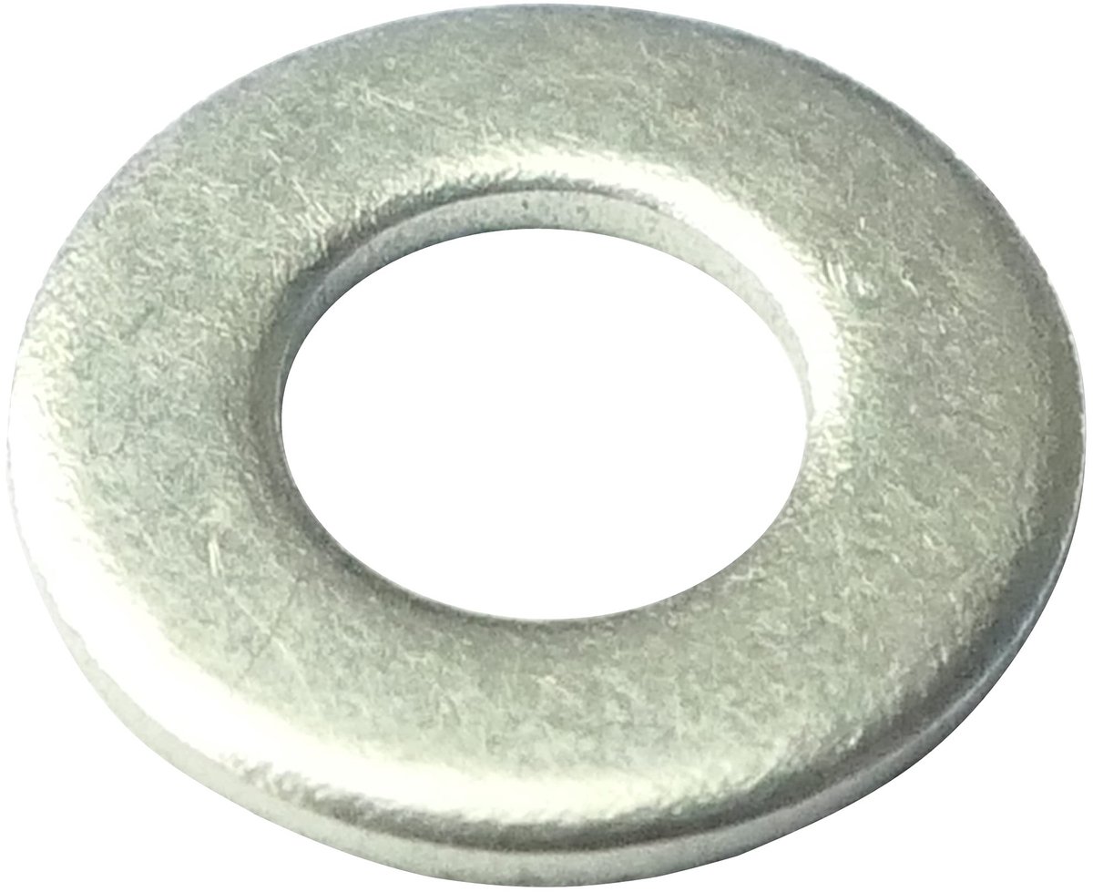 Aerzetix M3 Platte Sluitringen - 100 Stuks - RVS A4 - Buitendiameter 7 mm