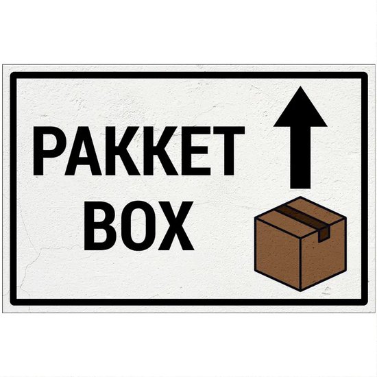 Panneau droit pour boîte à colis - Sign Again - 18 x 12 cm