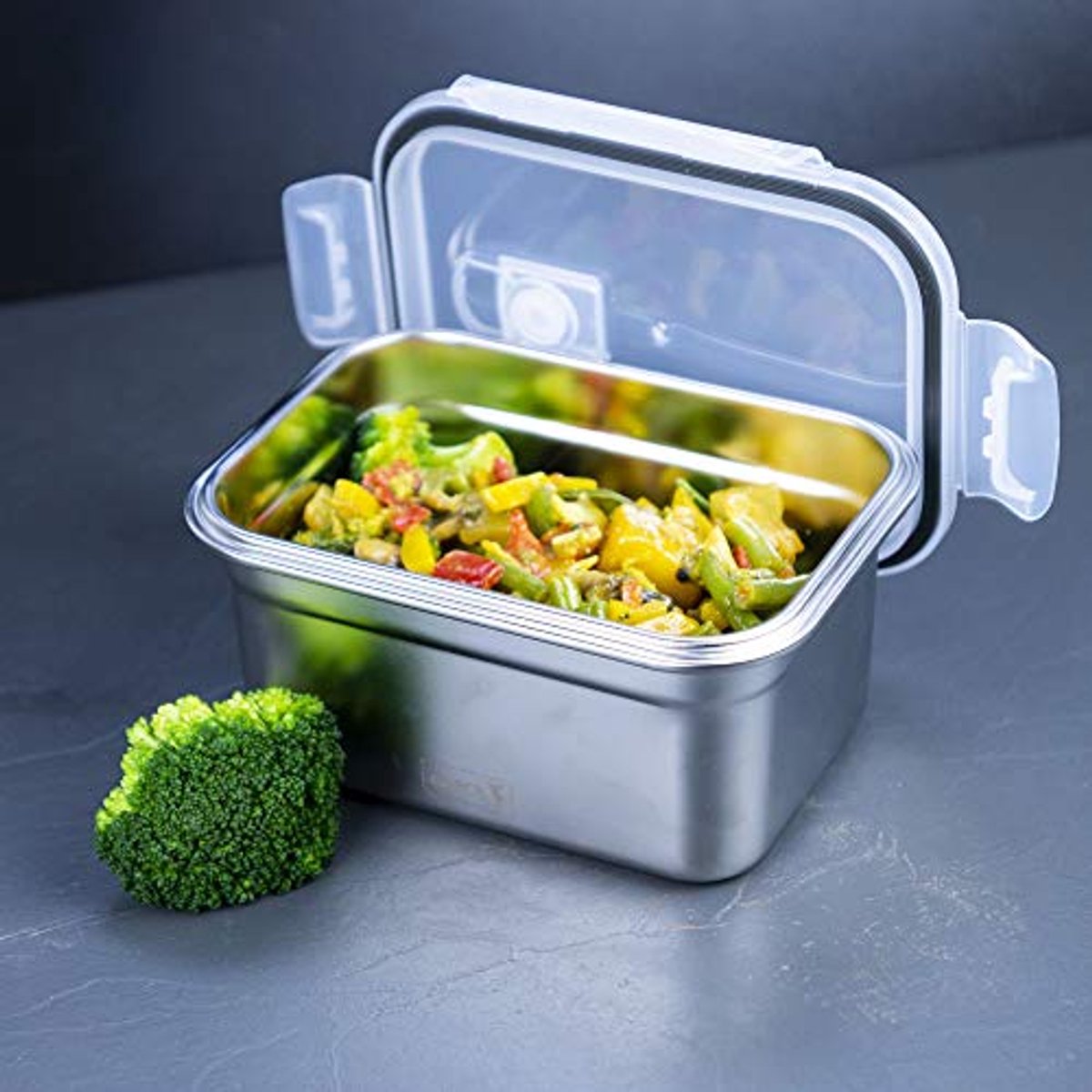 Roestvrijstalen Lunchbox 1500 ml met BPA-vrij Deksel - Lekvrij en Duurzaam