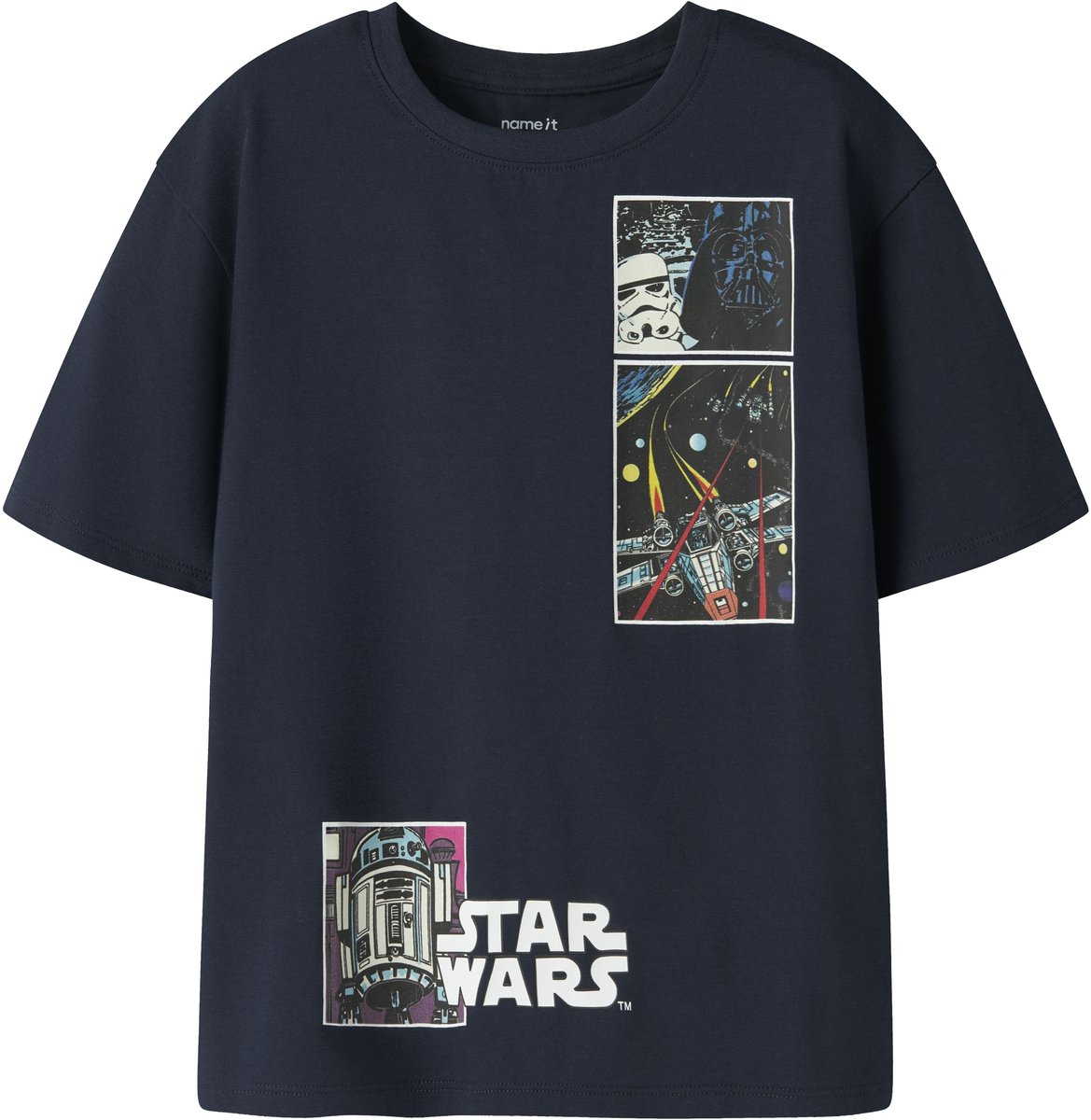 NAME IT - NKMMYLLE STARWARS SS NREG TOPBOX BFU - Jongens - T-shirts