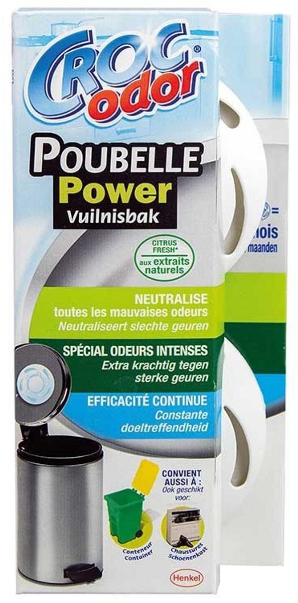 Croc Odor Power Vuilnisbak Citrus Fresh 2ST