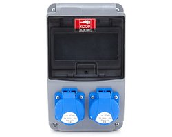 Stopcontactverdeler en Wandverdeler voor Bouwstroom met IP54 Bescherming