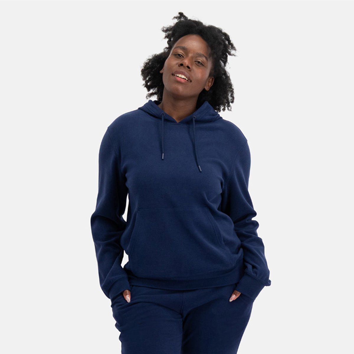 Bamboo Basics Dames Hoodie Gaby - Navy Hoodie - Zachte Bamboe Dames Hoodie Met Capuchon - Sweater Dames Capuchon