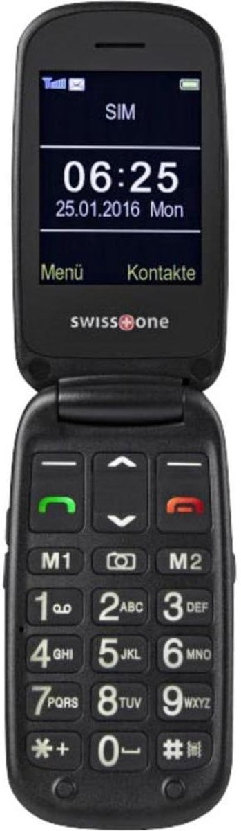 GSM-mobiele telefoon met groot verlicht 2,4 inch kleurendisplay en extra buitendisplay