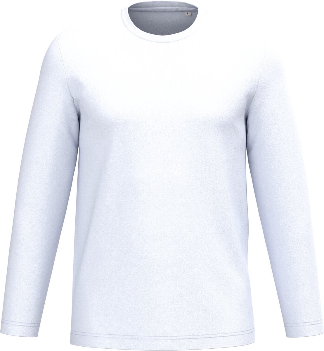 Native Spirit Ecologisch uniseks T-shirt met lange mouwen NS347 - White - L