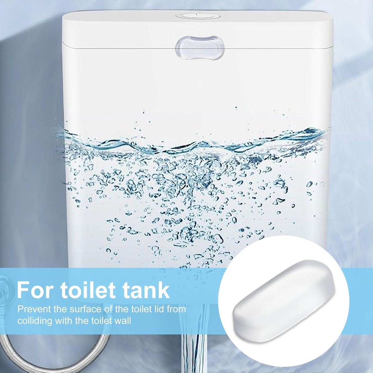 Actie4you® - WC Buffers – Comfortabele en Geruisloze Sluiting van de Toiletbril - WC Buffers Set - Siliconen - Zelfklevend - Buffer voor Wc - Wc-bril