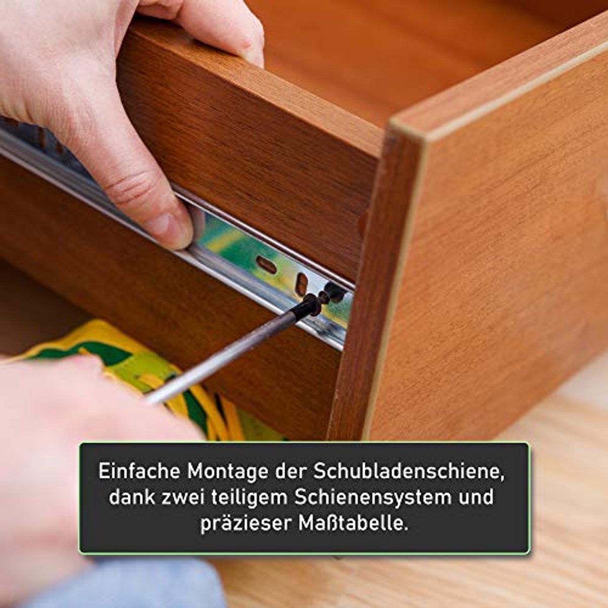 Schuifladengeleiders 650 mm - Volledig Uitschuifbaar met Softclose en Kogellagers