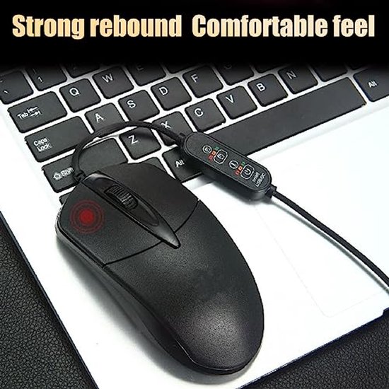 USB Wired Heated Computer Mouse, Hand Warming Mice with 3 Temperature ...