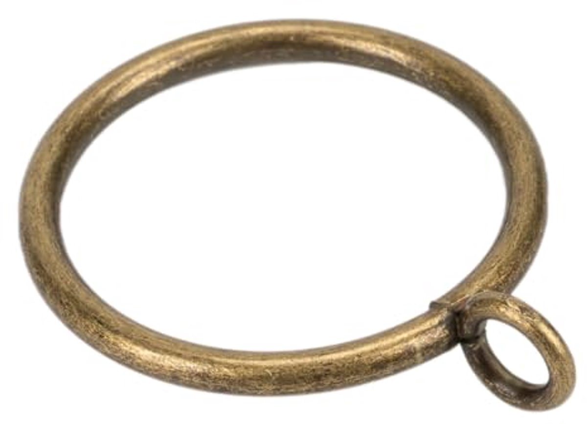 Oogjes Ringen voor Gordijnen - 24 Stuks 6,5 cm Inner Diameter - Zwart