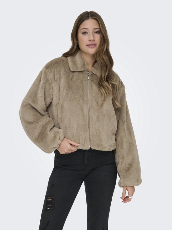 Only onldana life faux fur jacket cc otw 15348987 silver mink