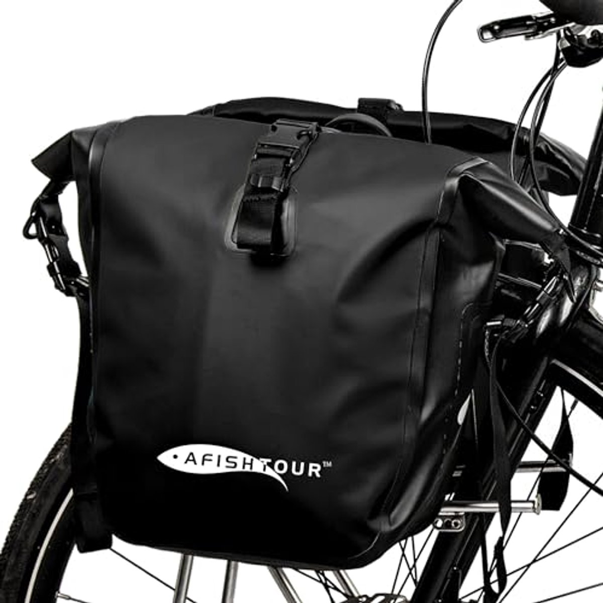 Waterdichte fietstas 15L - Zadeltas voor Fietsen & Bagagedrager - Ideaal voor Voedsel en Laptops