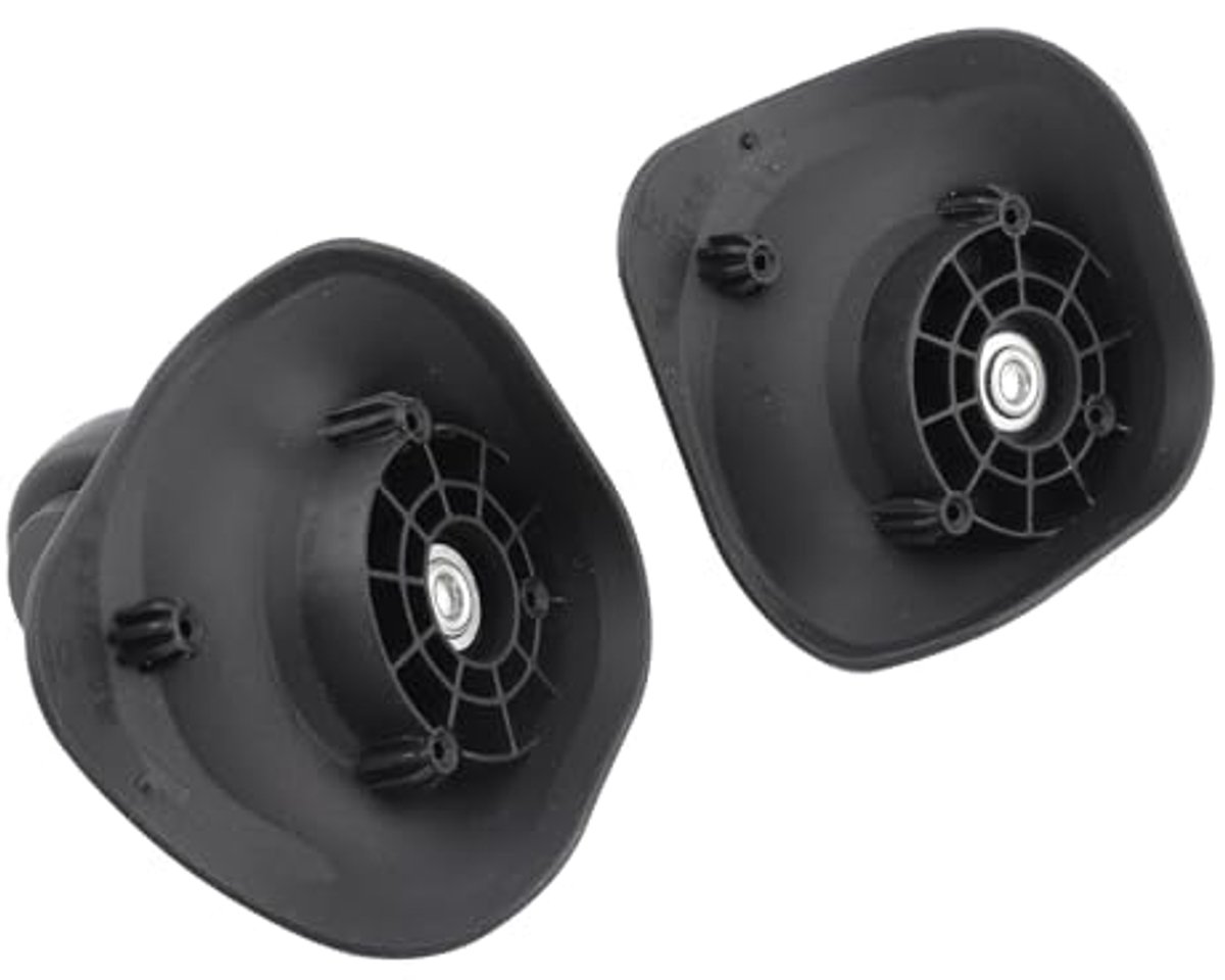 Kofferwielen, 2 stuks/set koffer reservewielen PVC bagagewielen reiskoffer wielen reserveonderdelen bagage reservewielen (kleur: zwart)