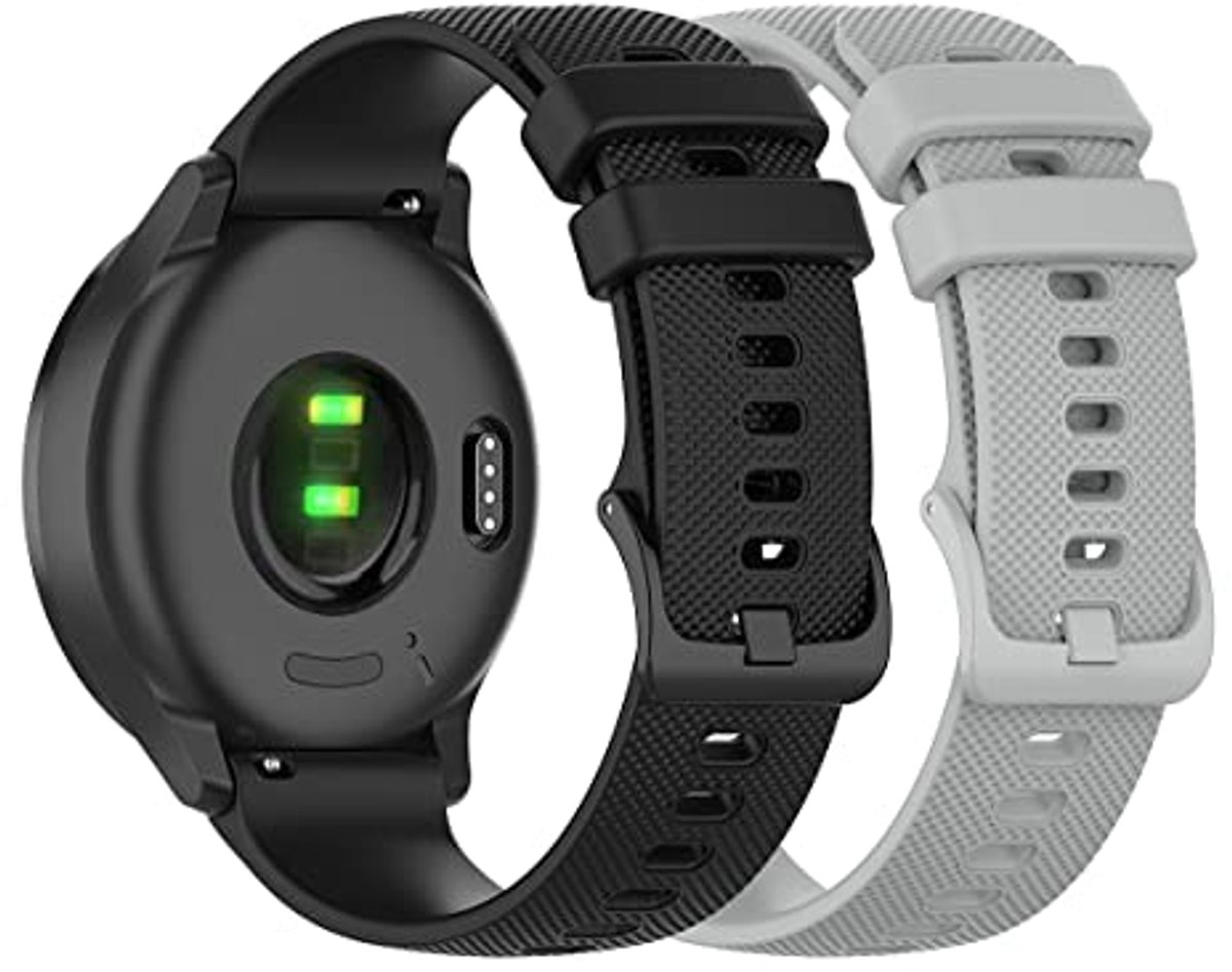 Sportarmband 20 mm siliconen horlogeband voor Venu, Vivoactive en Forerunner