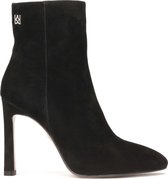 Black suede boots