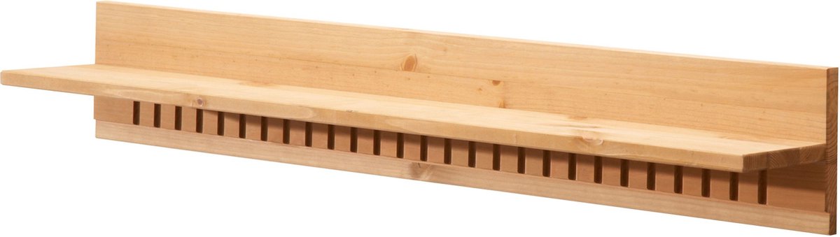 Lisa-Wandplank - 90 cm - Grenen Gebeitst