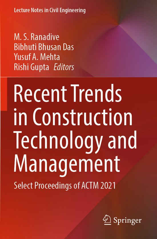 Lecture Notes in Civil Engineering- Recent Trends in Construction ...